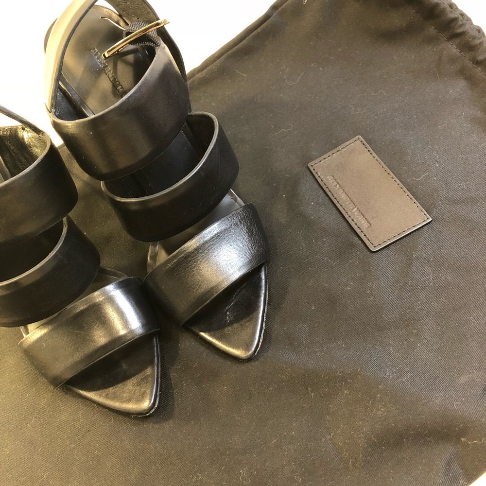ALEXANDER WANG BLACK HIGH HEELS